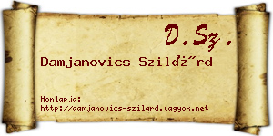 Damjanovics Szilárd névjegykártya